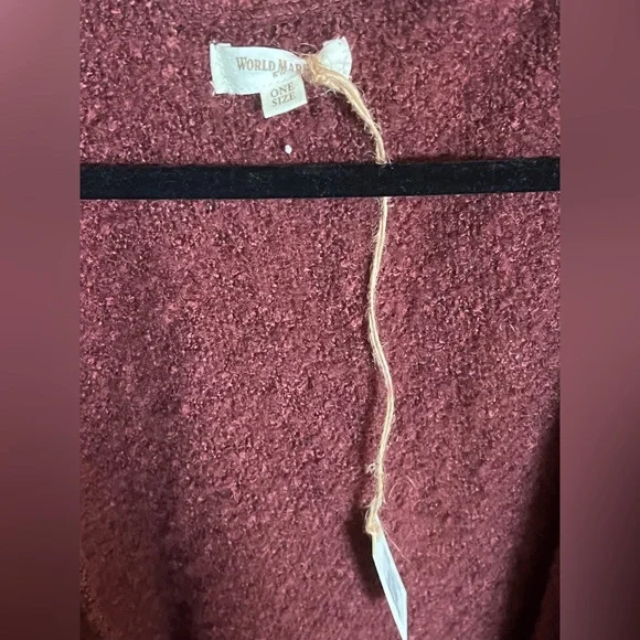 World Market Hooded Shawl with Pockets - Picture 2 of 5